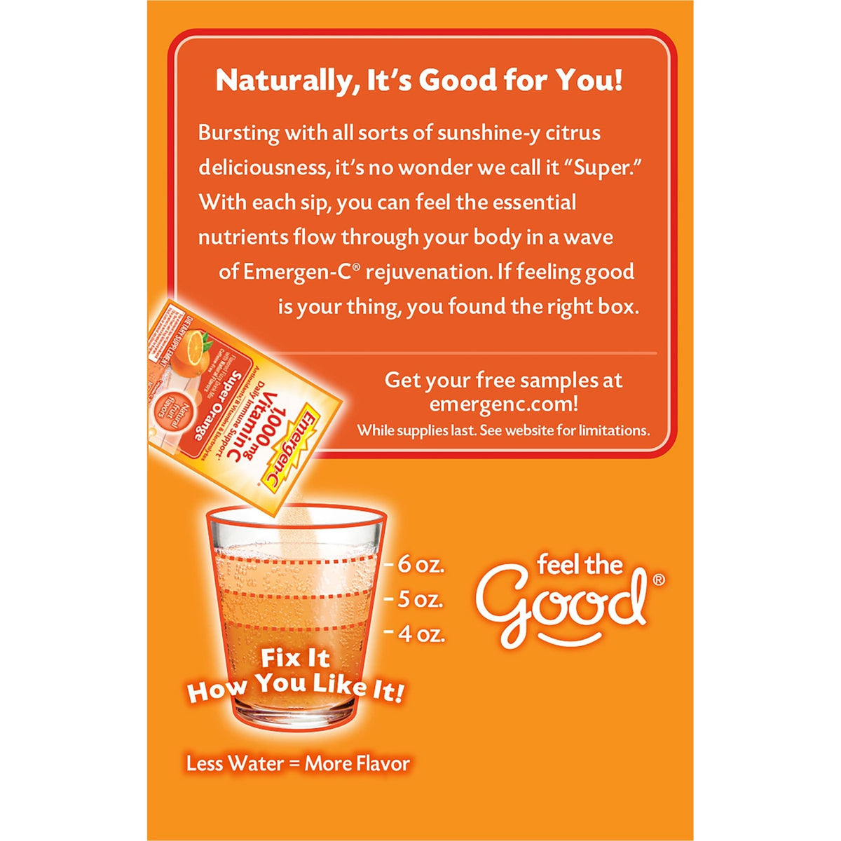 Emergen-C 1000mg Vitamin C Powder for Daily Immune Support Caffeine Free Vitamin C Supplements with Zinc and Manganese - FENGGESTORE20