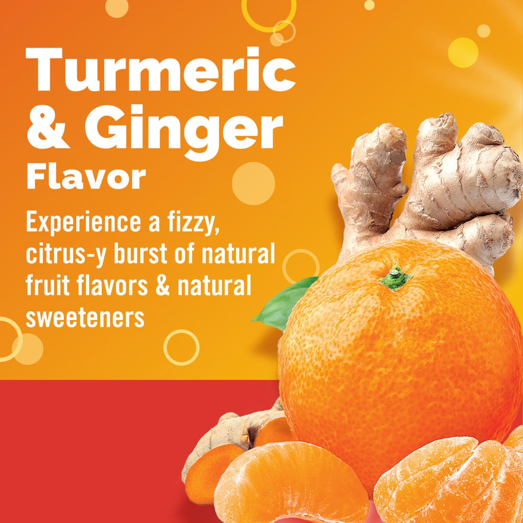 Emergen-C Citrus-Ginger Fizzy Drink Mix, Turmeric and Ginger, Immune Support, Natural Flavors - FENGGESTORE20