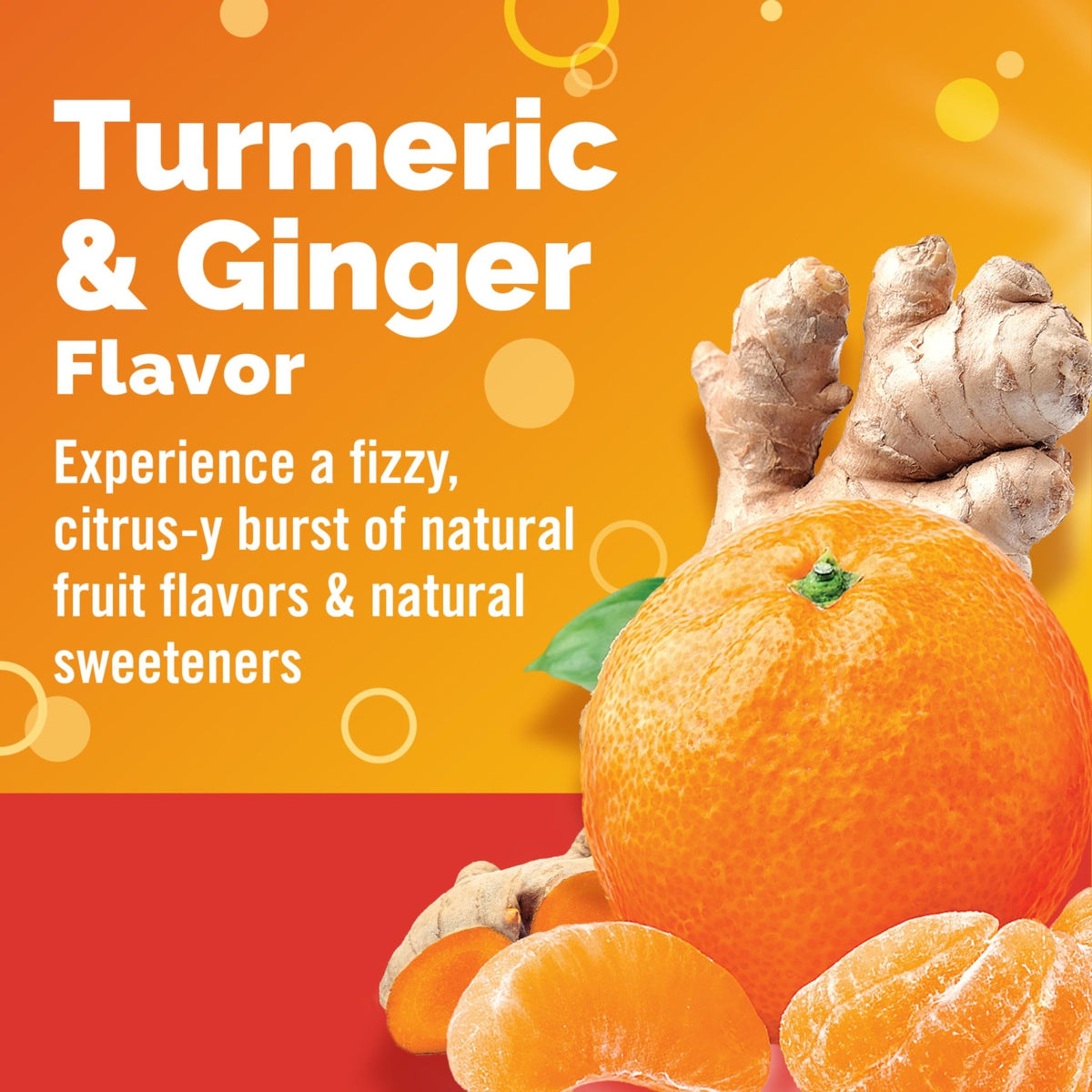 Emergen-C Citrus-Ginger Fizzy Drink Mix, Turmeric and Ginger, Immune Support, Natural Flavors - FENGGESTORE20