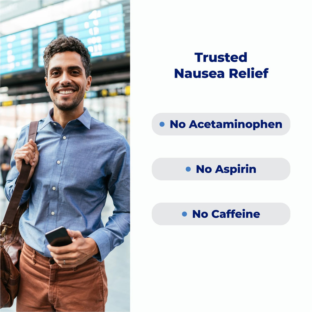 Emetrol Non-Drowsy Nausea Relief - Chewable Medicine for Upset Stomach - Pharmacist Recommended Nausea Relief - Mixed Berry Flavor, 60 Tablets - FENGGESTORE20