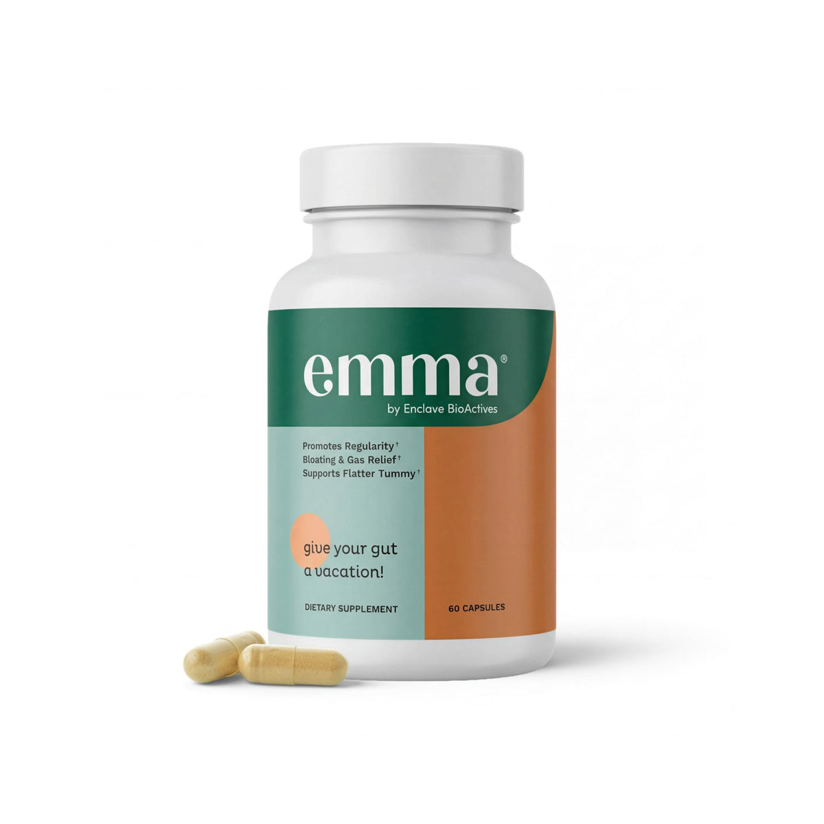 Emma Gut Health Relief Supplement, Doctor Endorsed Formula for Women & Men, Leaky Gut & Digestive Support for Constipation, Bloating & Gas Relief - FENGGESTORE20