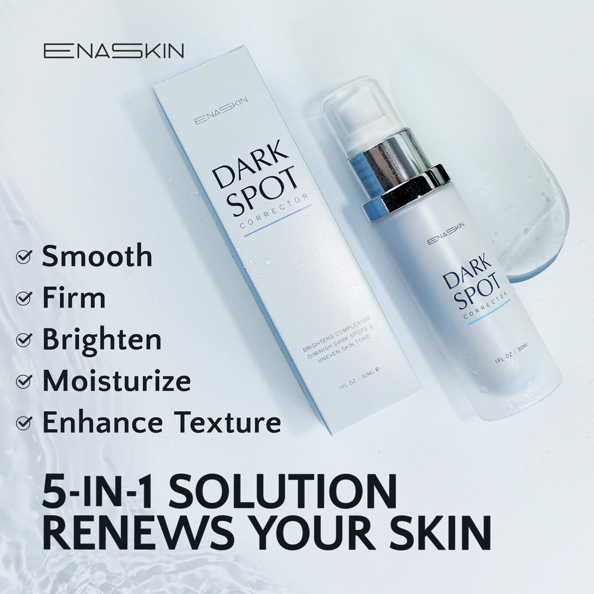EnaSkin Dark Spot Remover Face & Body Serum: Age Spot Sun Spot Freckles Melasma Brown Spot - FENGGESTORE20