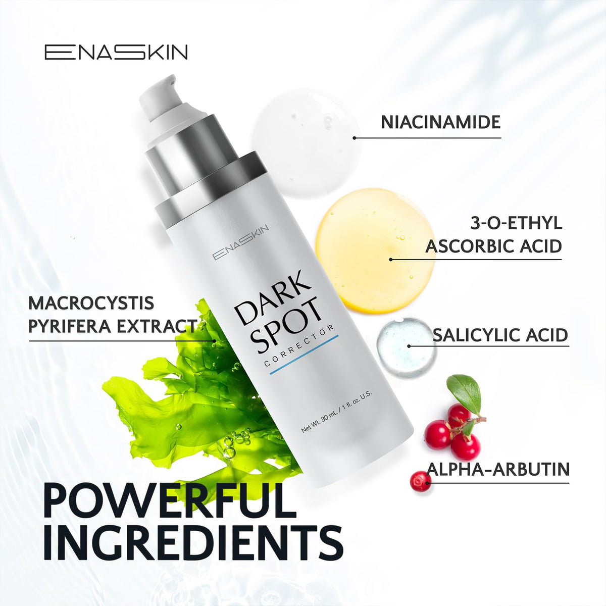 EnaSkin Dark Spot Remover Face & Body Serum: Age Spot Sun Spot Freckles Melasma Brown Spot - FENGGESTORE20