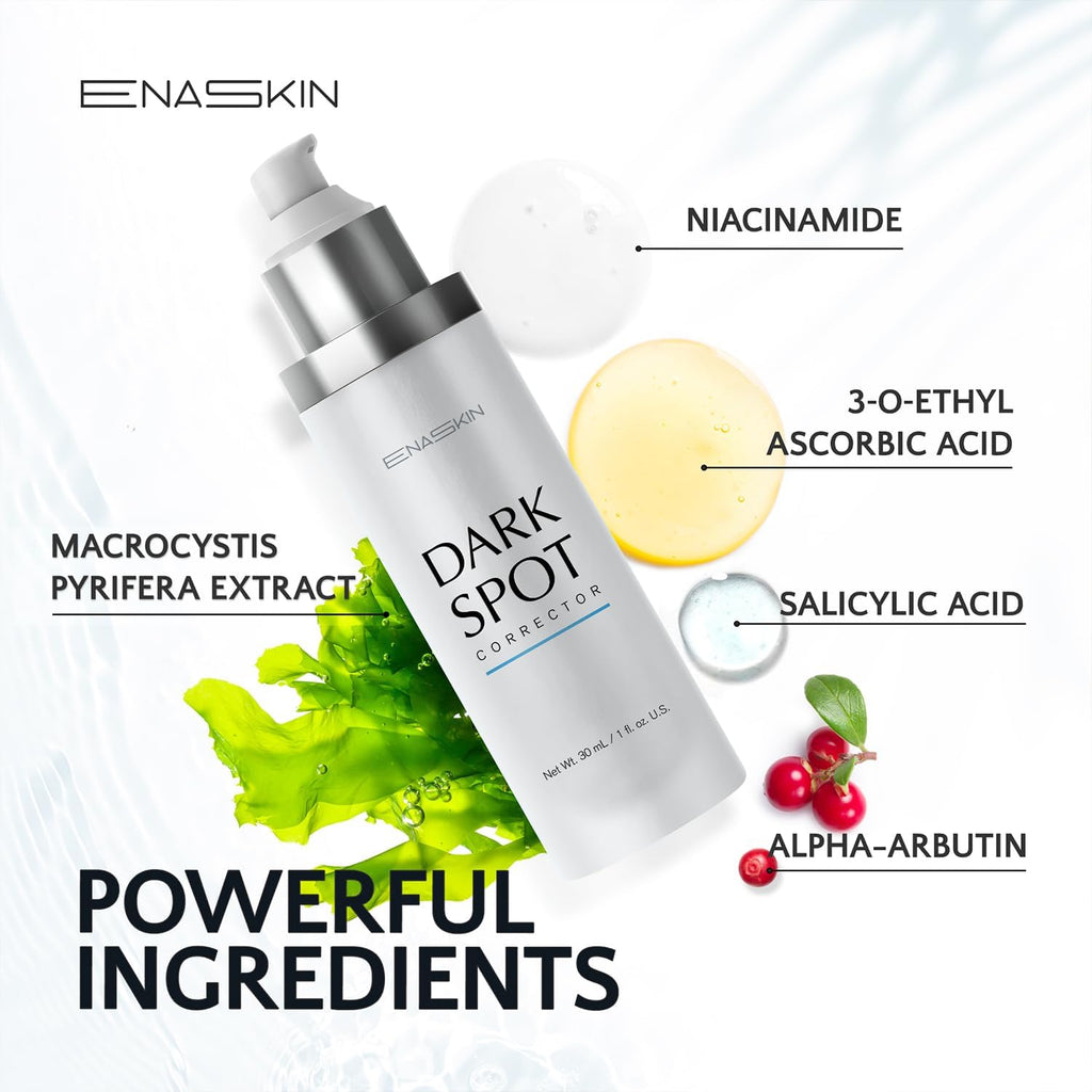 EnaSkin Dark Spot Remover for Face and Body: Advanced Formula Spot Corrector Cream to Fade Age Spots, Sun Spots, Freckles - FENGGESTORE20