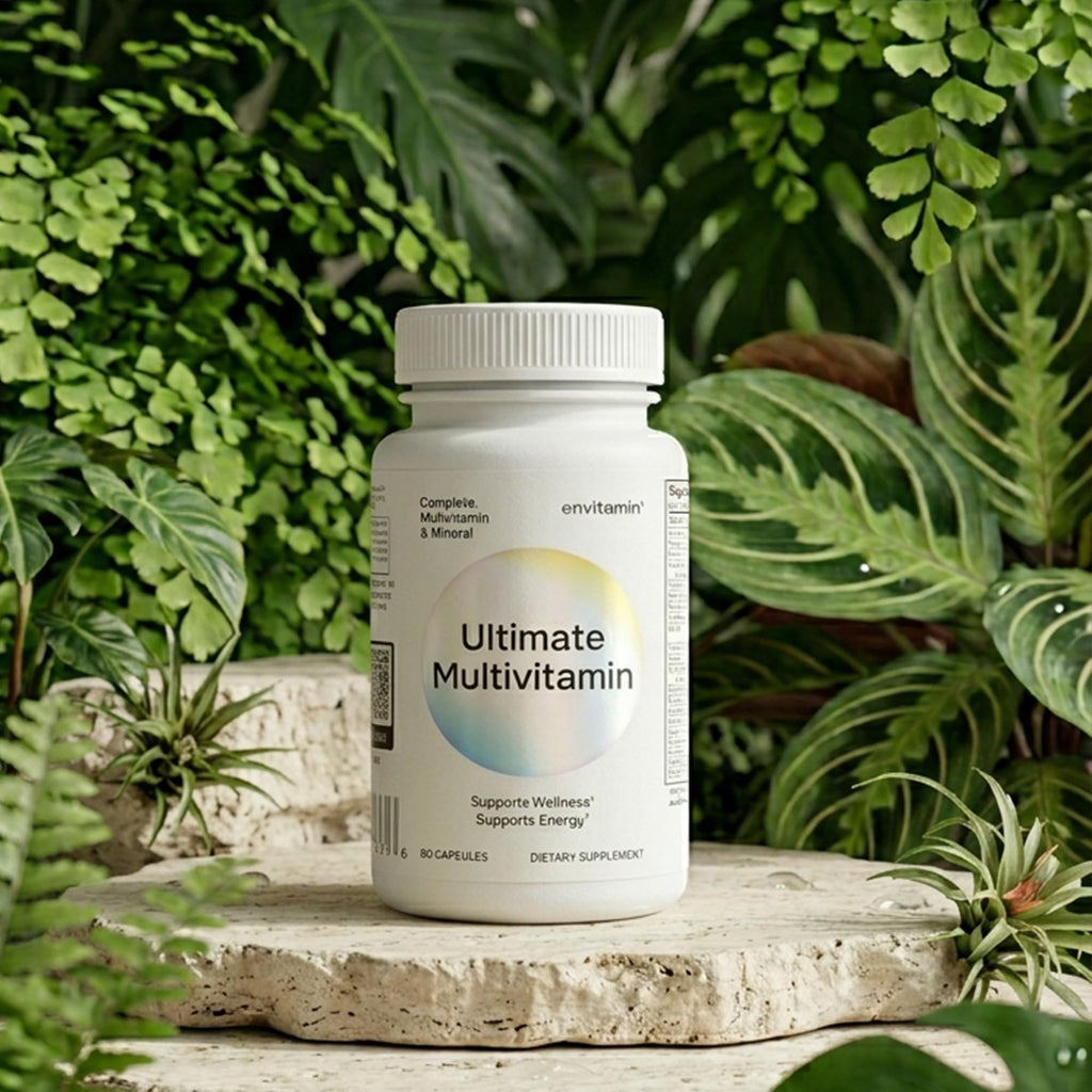 envitamin Ultimate Multivitamin Multimineral and Superfood with 42 Fruit and Vegetable Blend, 60 Count - FENGGESTORE20