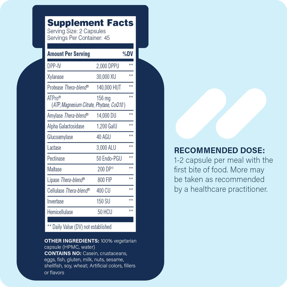 Enzyme Science Intolerance Complex, 90 Capsules Comprehensive Support for Common Digestive Sensitivities Gluten, Casein, Phenol Sensitivities - FENGGESTORE20