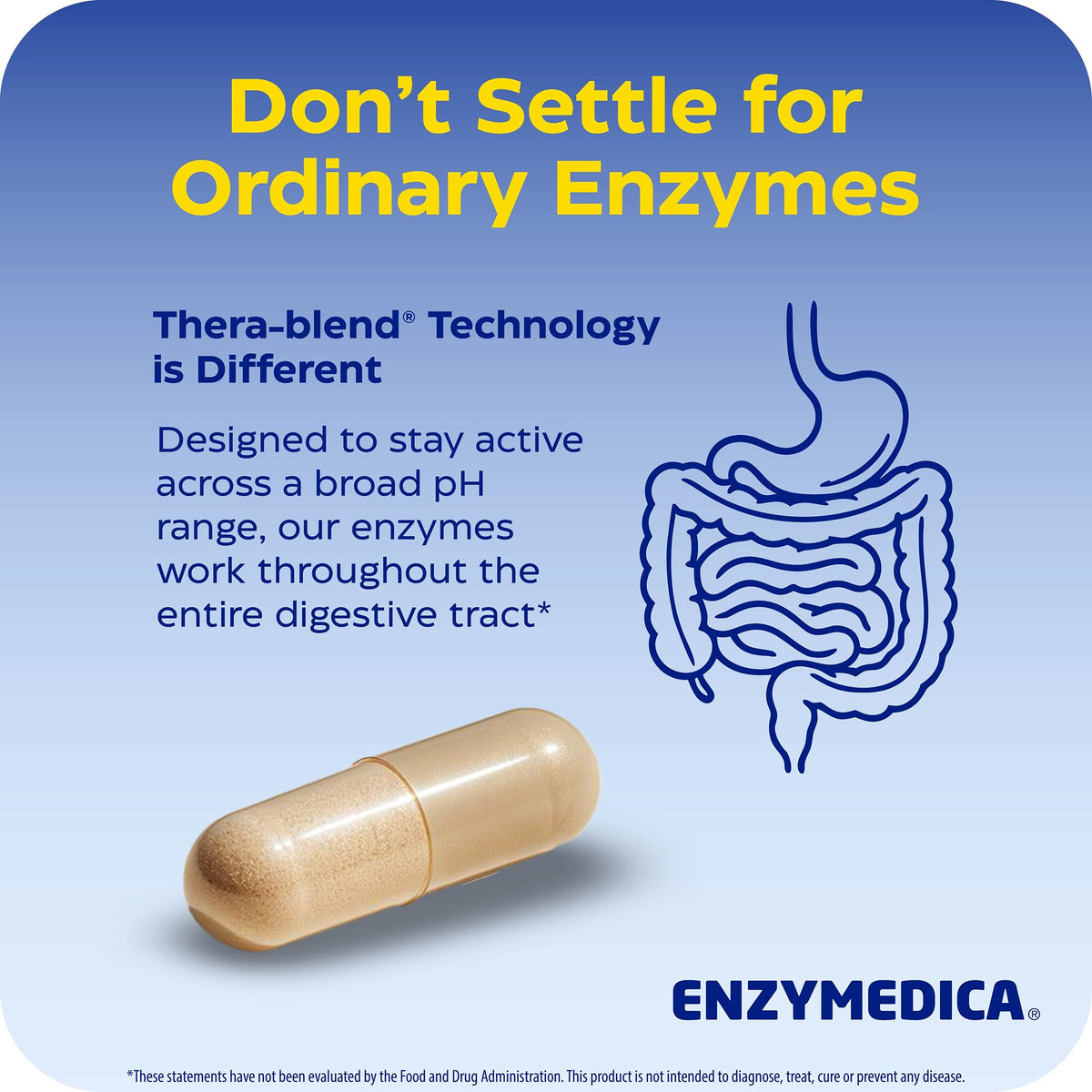 Enzymedica, Digest Gold + ATPro, Maximum Strength Enzymes, 45 Capsules - FENGGESTORE20
