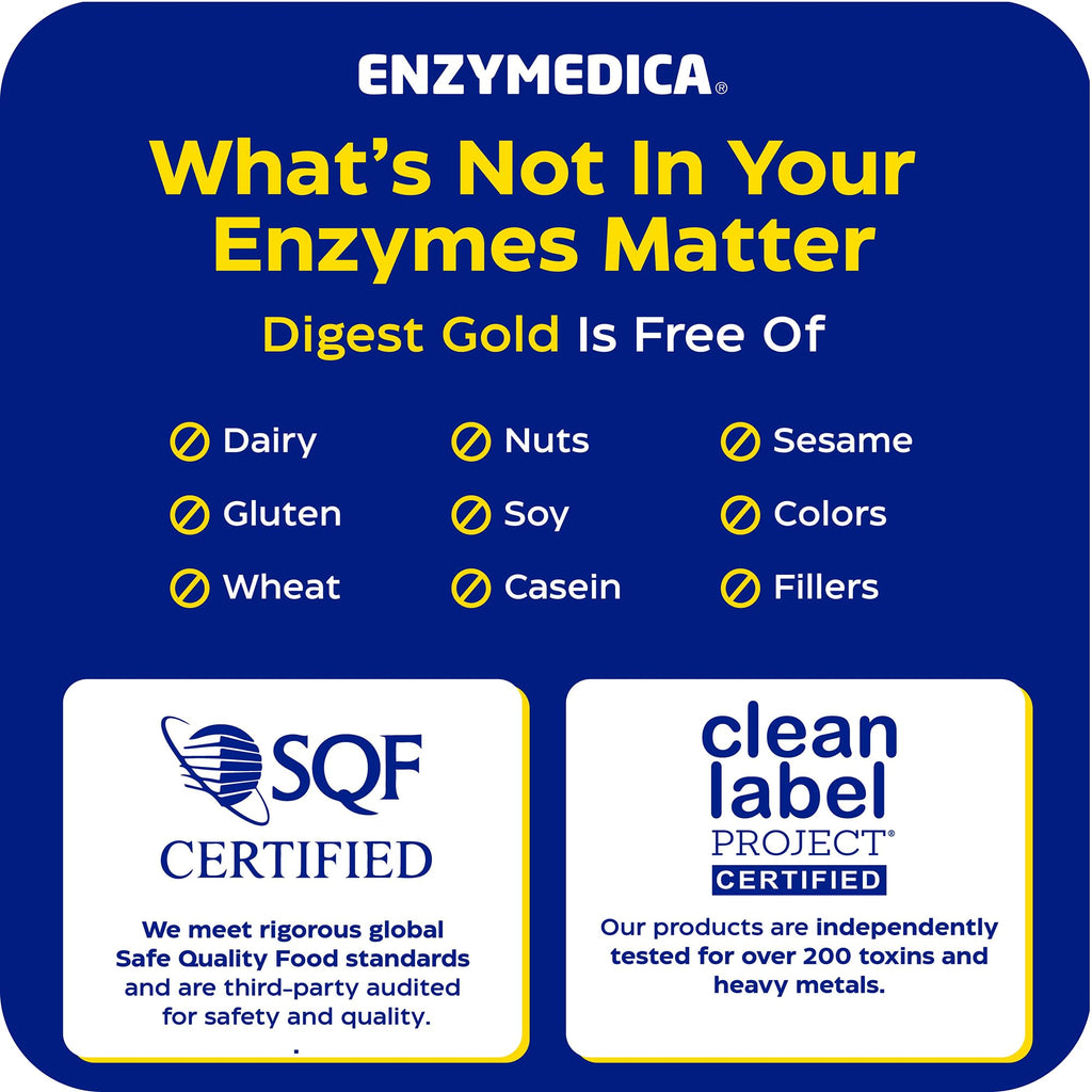 Enzymedica, Digest Gold to Go Pillbox, 21 Capsules - FENGGESTORE20