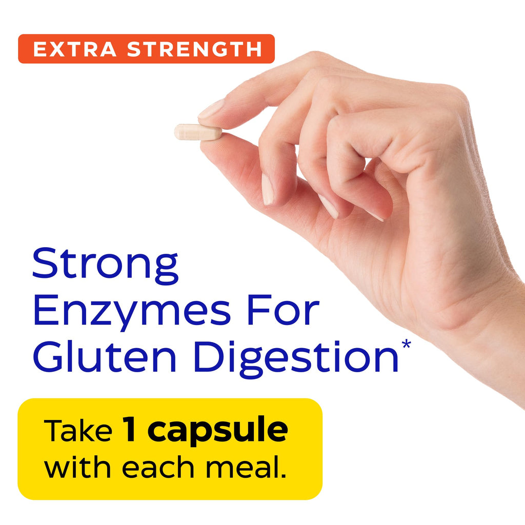 Enzymedica - GlutenEase Extra Strength, Complete Gluten & Casein Formula with Digestive Enzymes + DPP-IV, 30 Capsules - FENGGESTORE20