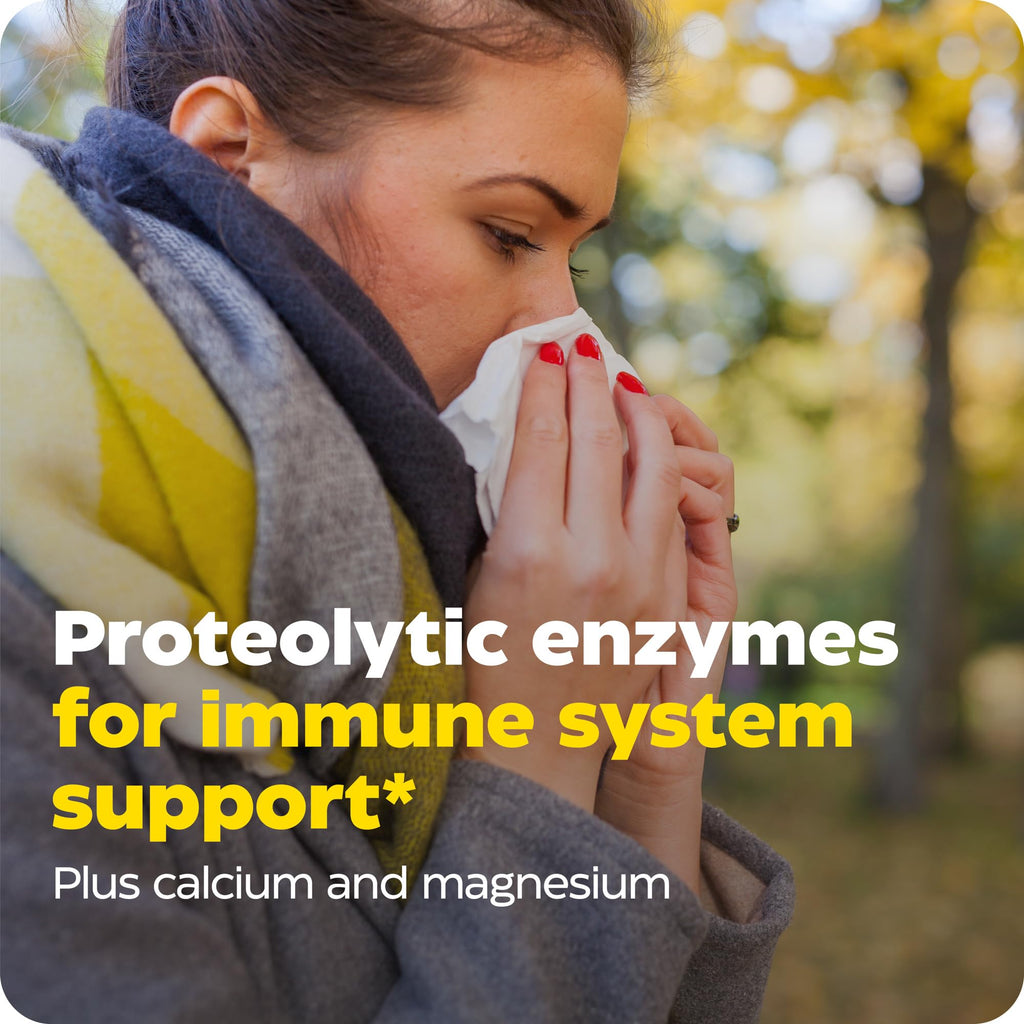 Enzymedica Immune Defense Regular Strength Caps - Proteolytic Enzyme Supplement for Men & Women, Immune Health Support Supplement with Protease, Catalase, Serrapeptase & Mucolase, Vegan - 180 Capsules - FENGGESTORE20