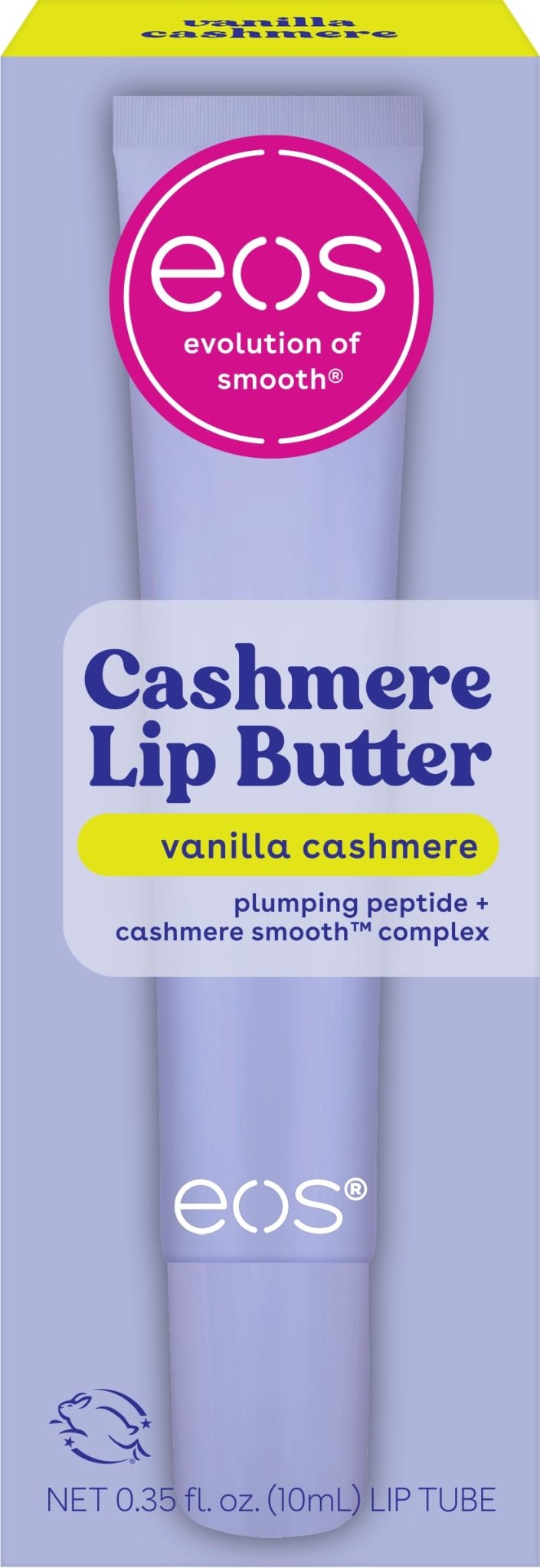 eos Cashmere Lip Butter - Vanilla Cashmere, Plumping Peptides, Smoothing, eos Lip Butter - FENGGESTORE20