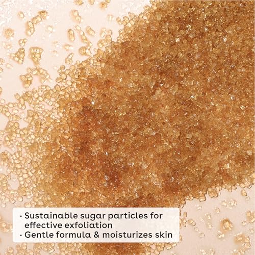 eos Cashmere Skin Collection Pre-Shave Scrub- Vanilla Cashmere, Exfoliating Body Scrub, Vanilla Body Scrub, Hydrating, Shea Sugar, 7 fl oz - FENGGESTORE20