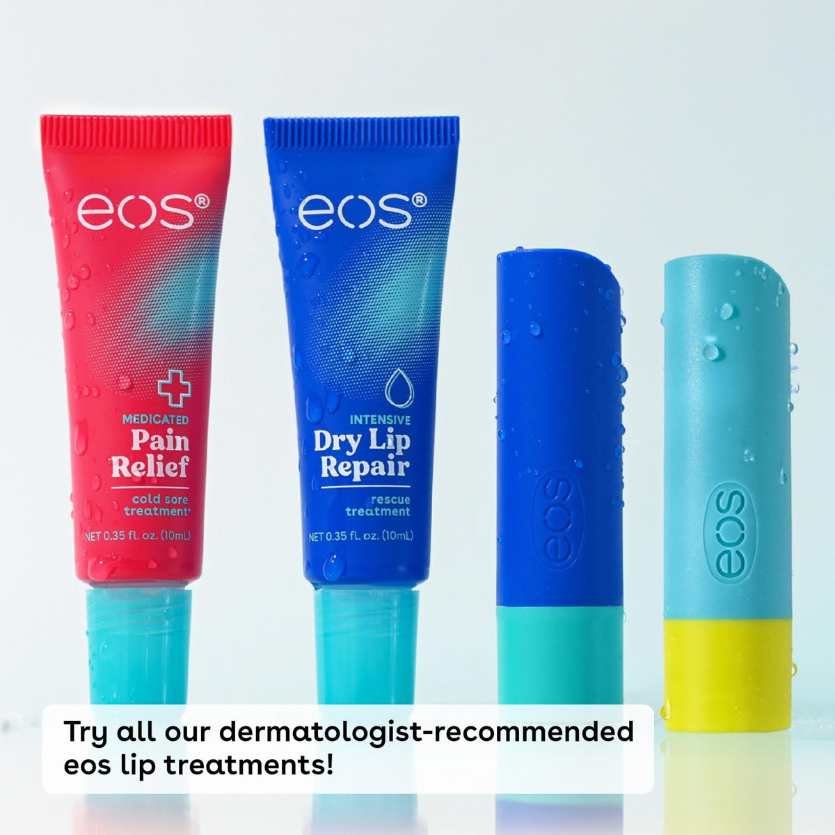 eos The Hero Lip Repair, Extra Dry Lip Treatment, 24HR Moisture, Natural Strawberry Extract, 0.35 fl oz, 2-Pack - FENGGESTORE20
