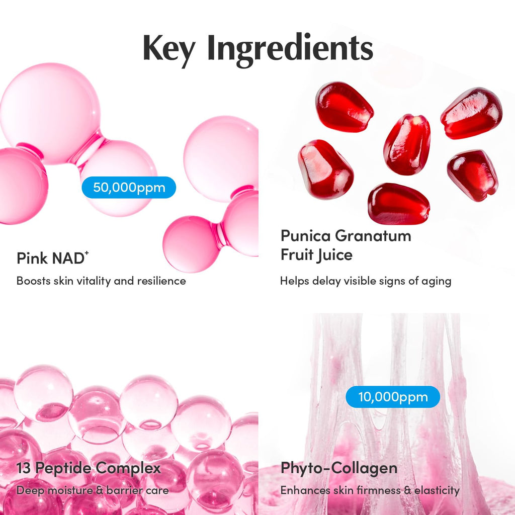 EQQUALBERRY NAD+ Peptide Boosting Cream – NAD+ 5% & 13 Peptides Anti-Aging Face & Body Cream - FENGGESTORE20