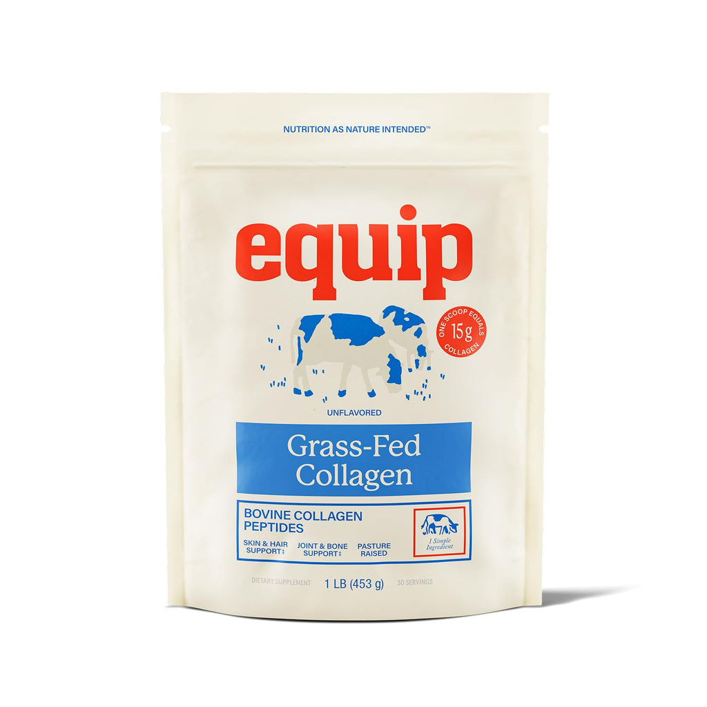 Equip Foods Grass Fed Collagen Powder | Hydrolyzed Bovine Collagen Peptides with Amino Acids | Prime Beef Collagen for Healthy Joints, Skin & Nails | Non-GMO, Paleo Friendly - FENGGESTORE20