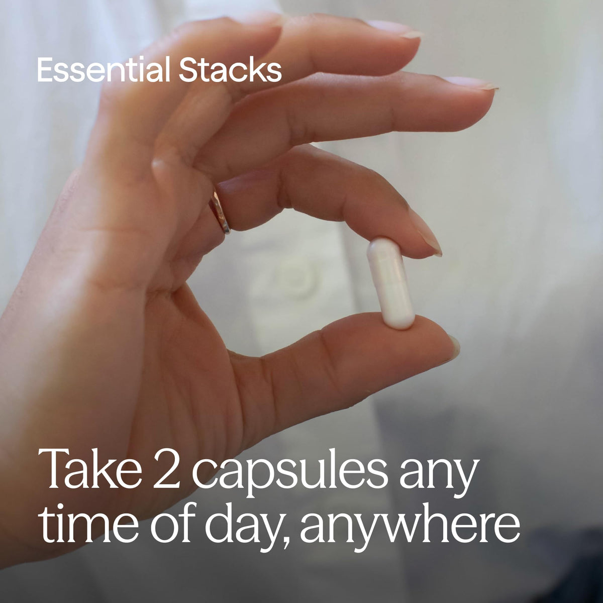 Essential Stacks Gut L-Glutamine Capsules 1000mg (Made in USA) - Gluten, Dairy & Soy Free, Non-GMO L Glutamine for Gut Health - 60 Serves (120 Caps) - FENGGESTORE20