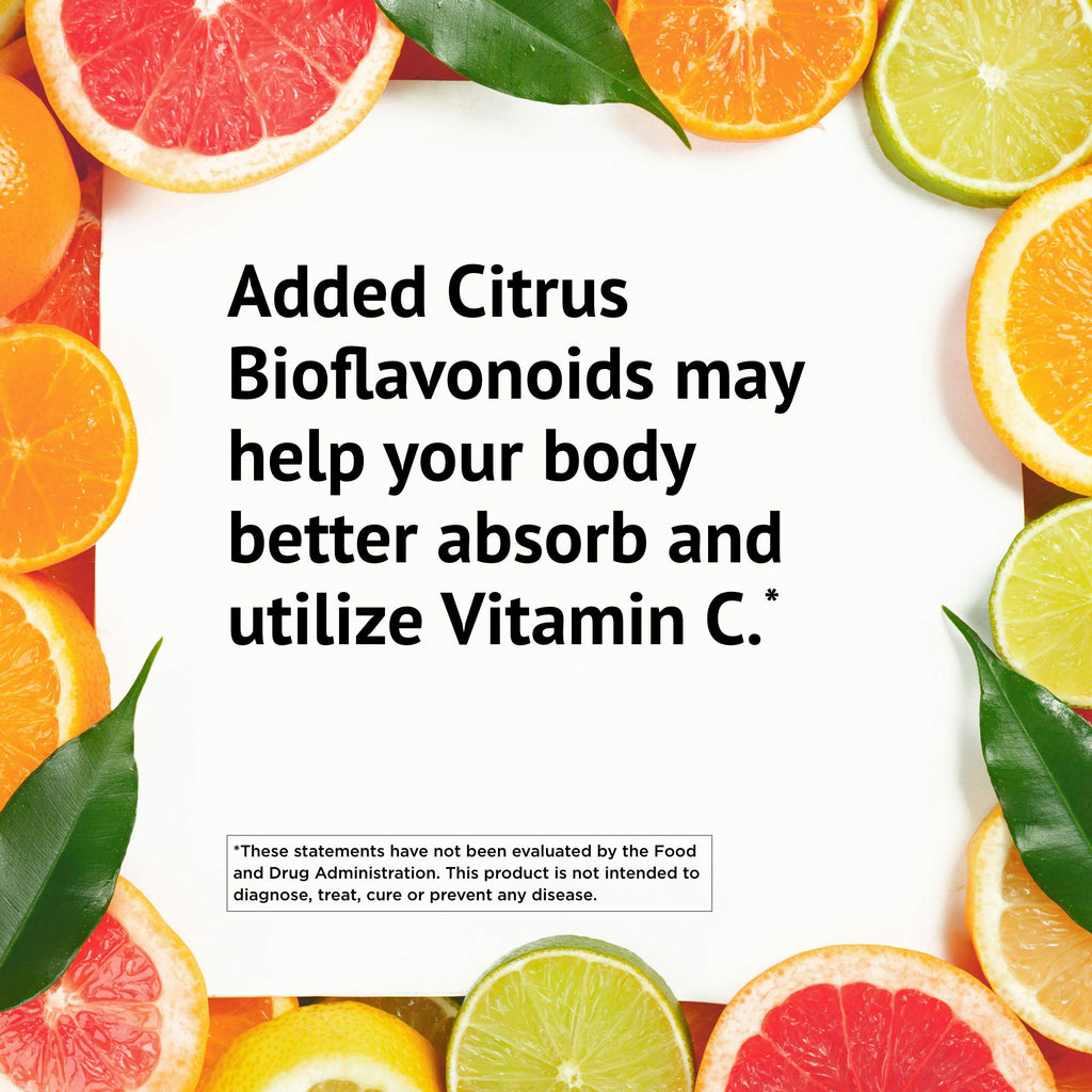 Ester-C American Health with Citrus Bioflavonoids Capsules - 24-Hour Immune Support, Gentle On Stomach, Non-Acidic Vitamin C - FENGGESTORE20
