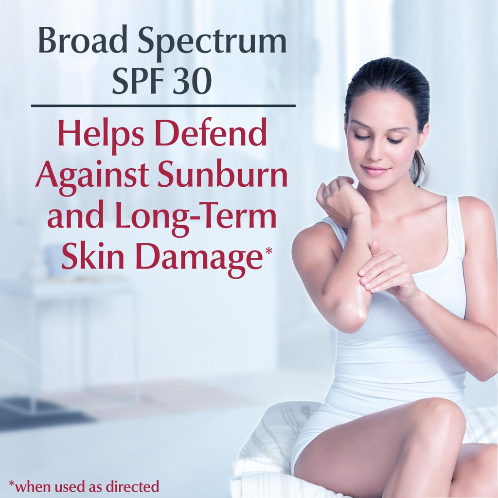 Eucerin Daily Hydration Broad Spectrum SPF 30 Sunscreen Body Cream for Dry Skin, Fragrance Free Sunscreen Moisturizer, 8 Oz Tube - FENGGESTORE20
