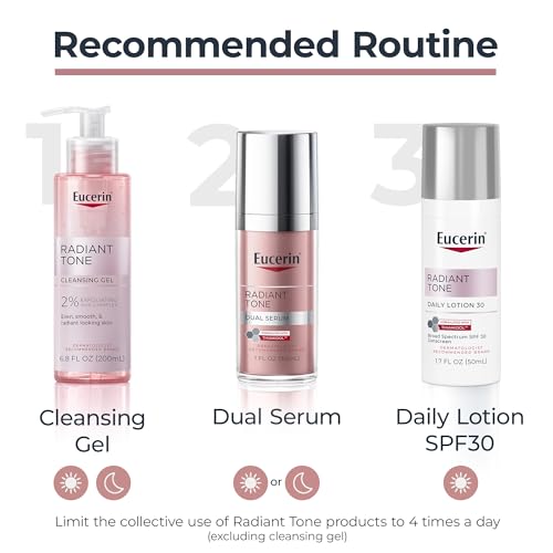 Eucerin Radiant Tone Dual Serum Dark Spot Corrector, Dark Spot Serum with Thiamidol - FENGGESTORE20