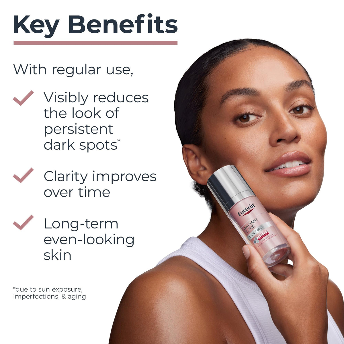 Eucerin Radiant Tone Dual Serum Dark Spot Corrector, Dark Spot Serum with Thiamidol - FENGGESTORE20