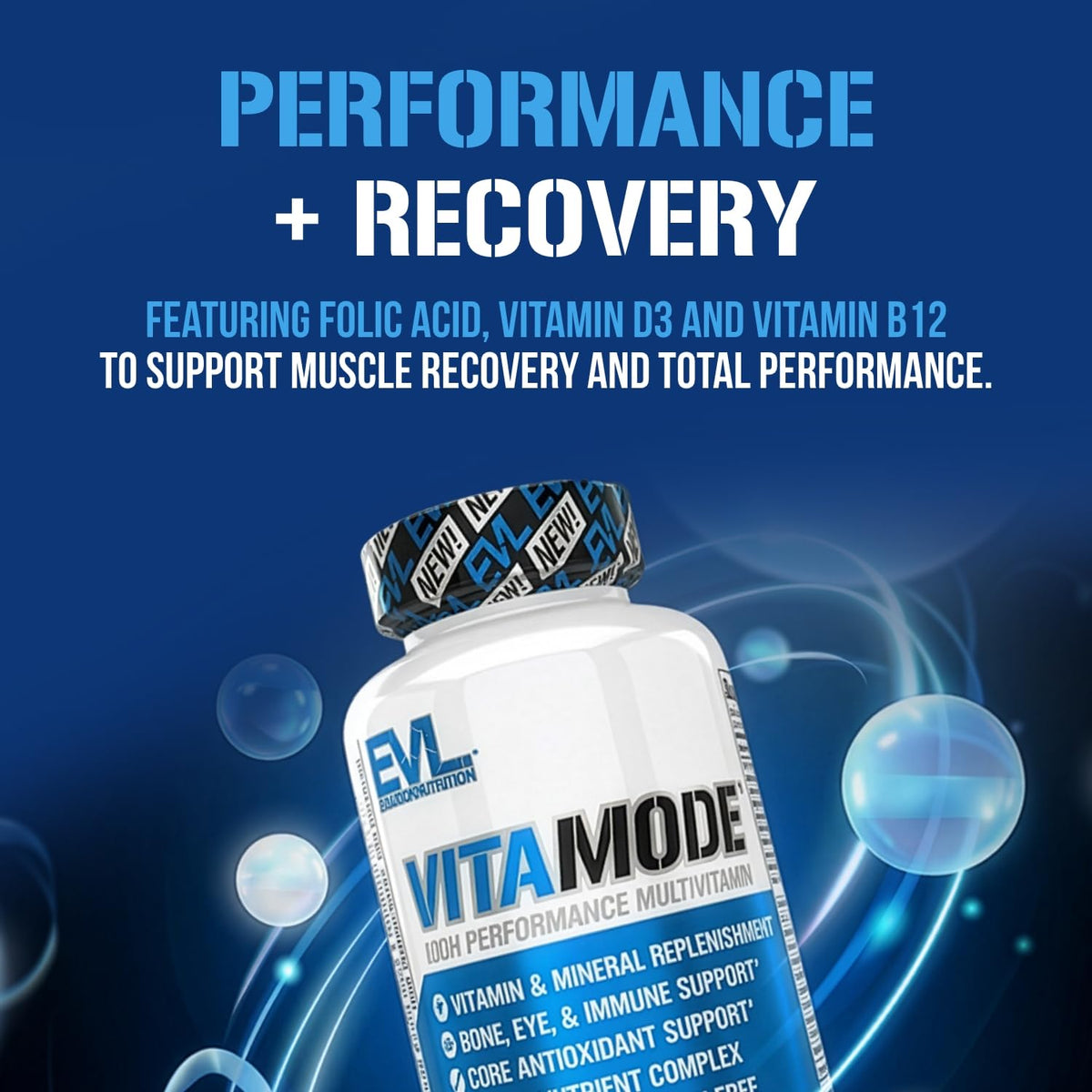 EVL Advanced Daily Multivitamin - Men's Multivitamin with Essential Minerals Phytonutrient Complex and VitaMode Active Mens Vitamins for Energy - FENGGESTORE20
