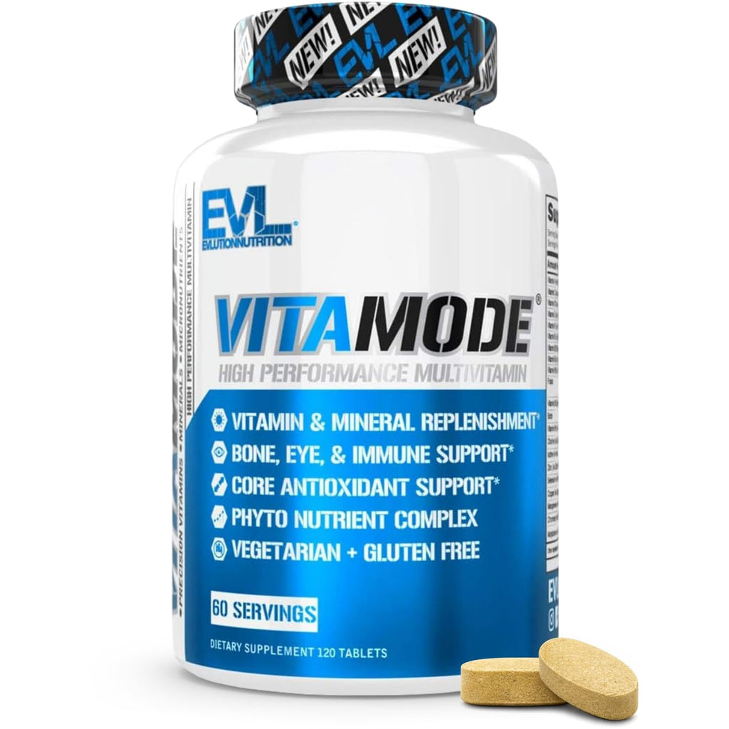 EVL Advanced Daily Multivitamin - Men's Multivitamin with Essential Minerals Phytonutrient Complex and VitaMode Active Mens Vitamins for Energy - FENGGESTORE20