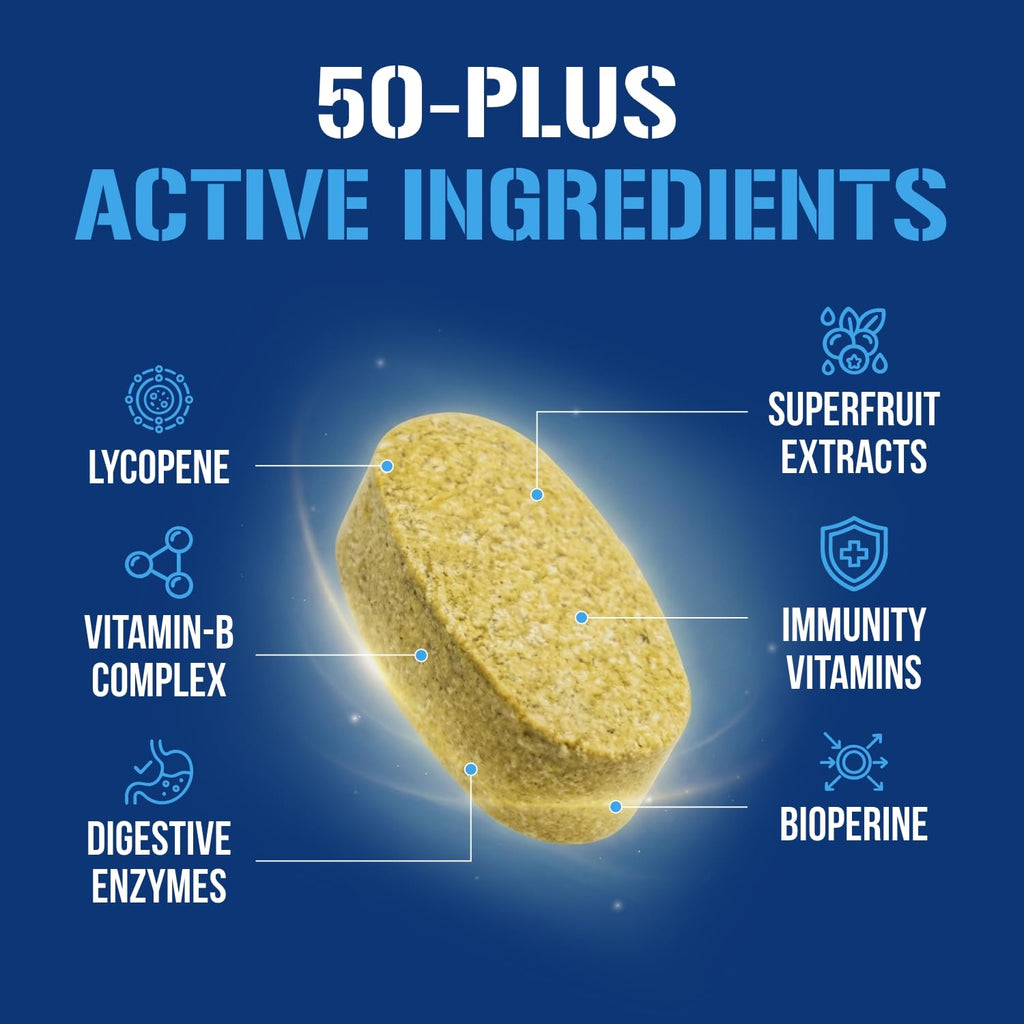 EVL Advanced Daily Multivitamin - Men's Multivitamin with Essential Minerals Phytonutrient Complex and VitaMode Active Mens Vitamins for Energy - FENGGESTORE20