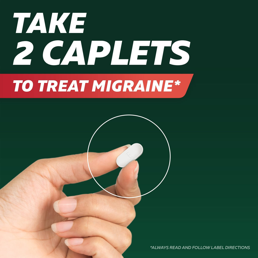 Excedrin Migraine Relief Caplets to Alleviate Migraine Symptoms - 200 Count - FENGGESTORE20