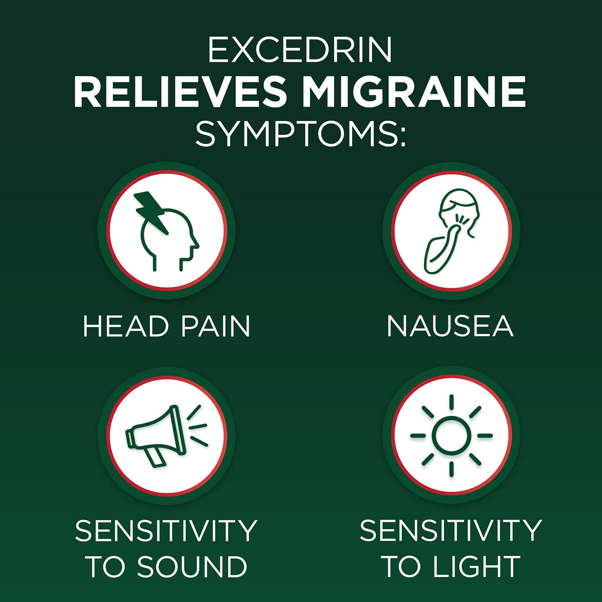 Excedrin Migraine Relief Caplets to Alleviate Migraine Symptoms - 200 Count - FENGGESTORE20