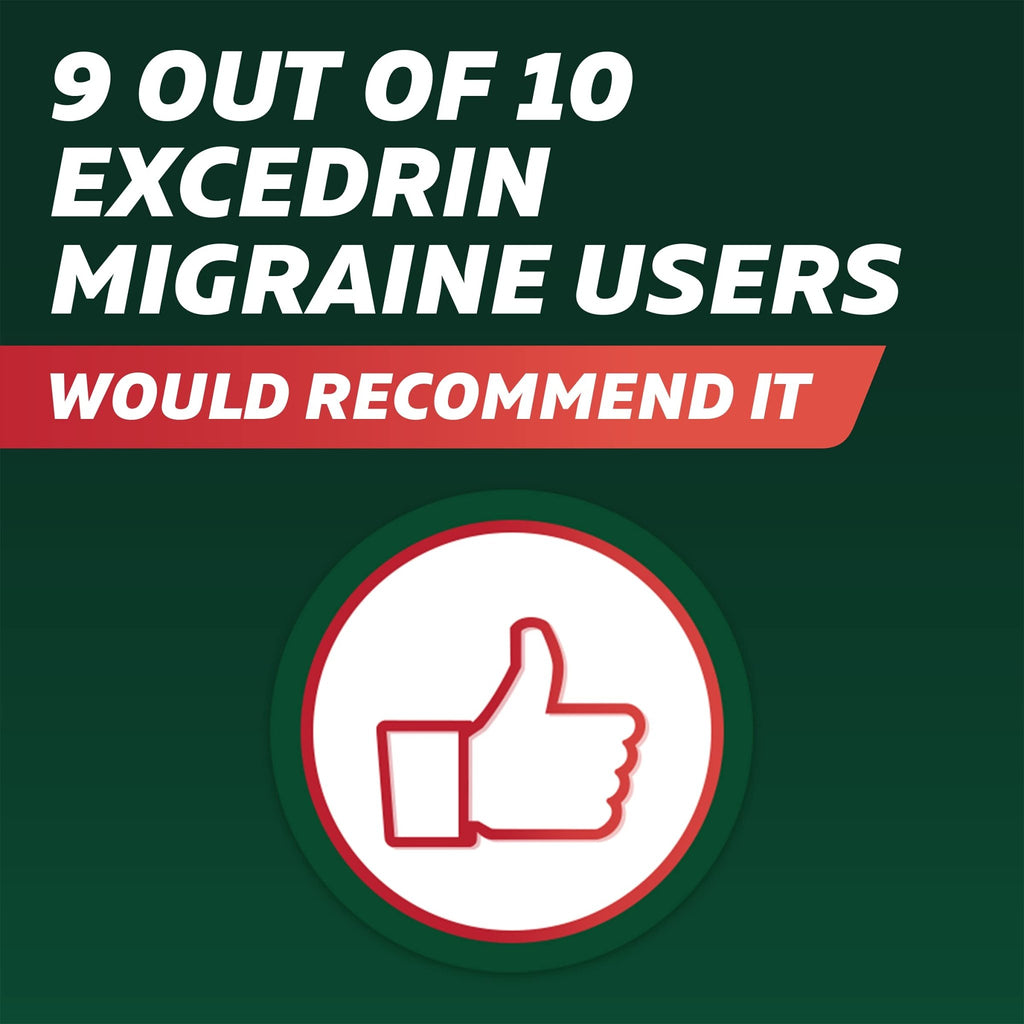 Excedrin Migraine Relief Caplets to Alleviate Migraine Symptoms - 200 Count - FENGGESTORE20