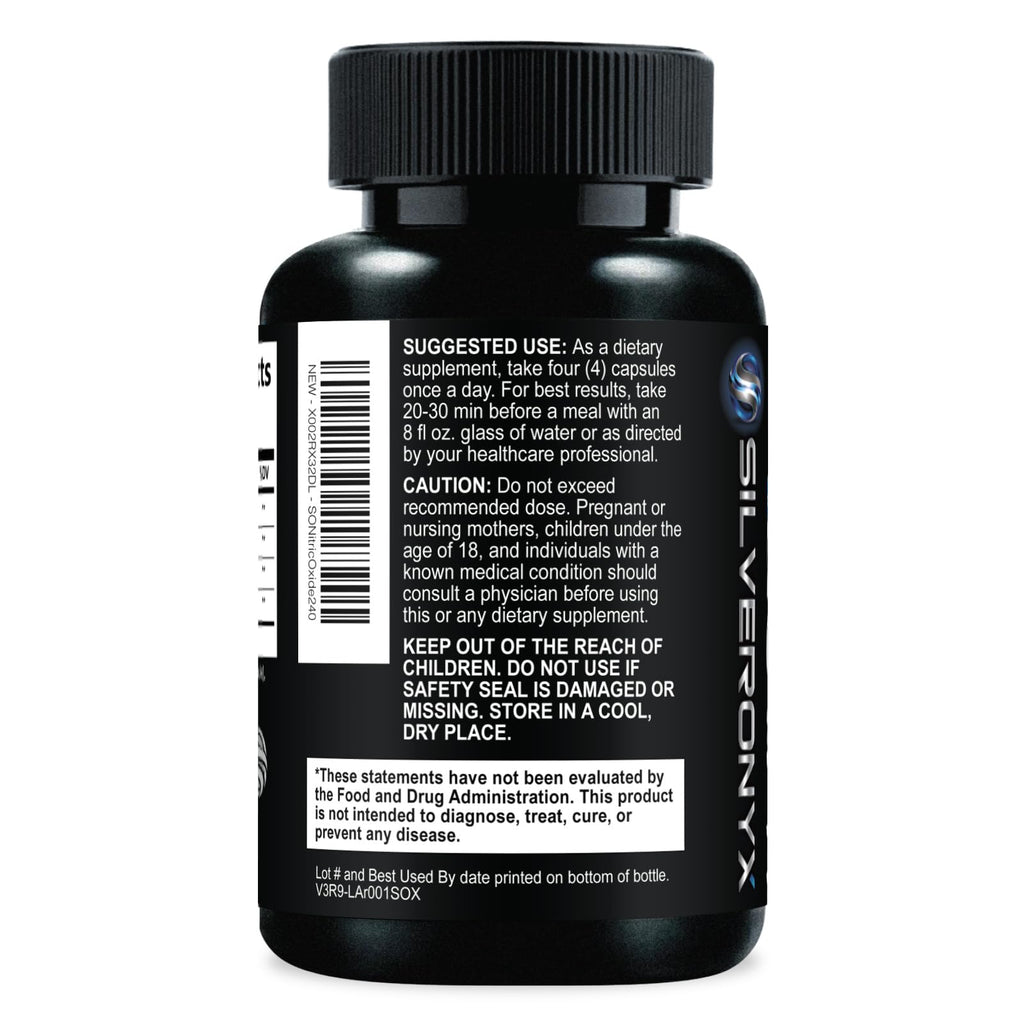 Extra Strength Nitric Oxide Booster - 3X Strength L-Arginine AKG & Citrulline Malate - Men & Women Premium Pre Workout Nitric Booster - Natural Energy & Muscle Support - FENGGESTORE20