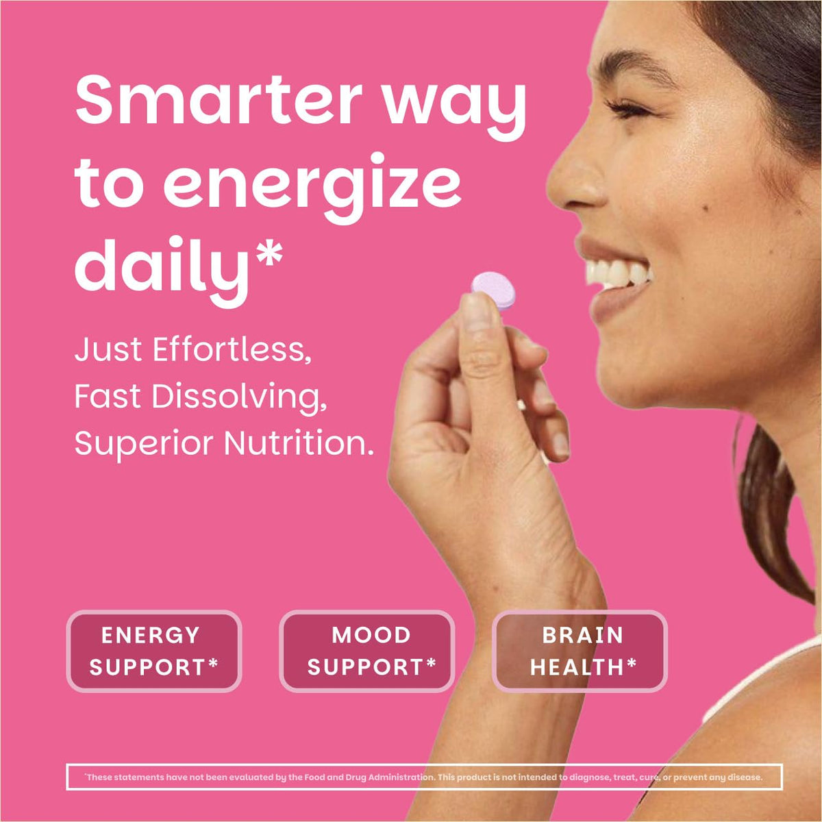 EZ Melts Dissolvable B12 2,500 mcg - Vitamin B12 for Energy & Immune Support - Non-GMO, Vegan & Gluten-Free - FENGGESTORE20