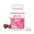 EZ Melts Dissolvable B12 2,500 mcg - Vitamin B12 for Energy & Immune Support - Non-GMO, Vegan & Gluten-Free - FENGGESTORE20