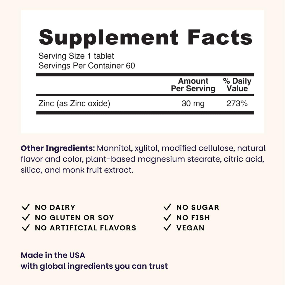 EZ Melts Zinc - Supplement for Immune, Digestive & Skin Health Support - Non-GMO, Vegan & Gluten-Free - Blueberry Blast - FENGGESTORE20