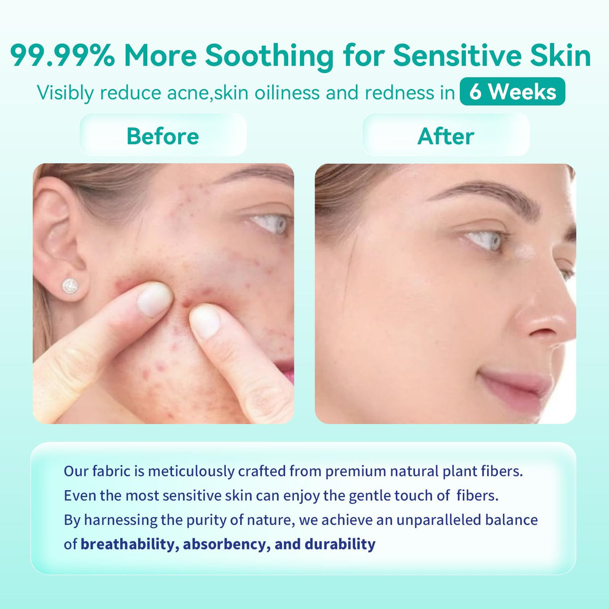 Face Towels, 10"×12" Disposable Face Towel, Face Towelettes XL, Ultra Soft Makeup Remover Dry Wipes - FENGGESTORE20