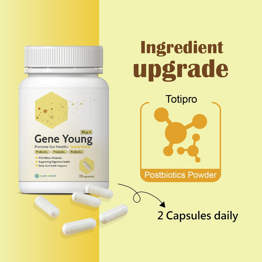 Fecula Biotech Synbiotic for Gut Health | 3-in-1 Daily Prebiotic, Probiotic, Postbiotic for Digestive Health, Bloat & Immune Support - FENGGESTORE20