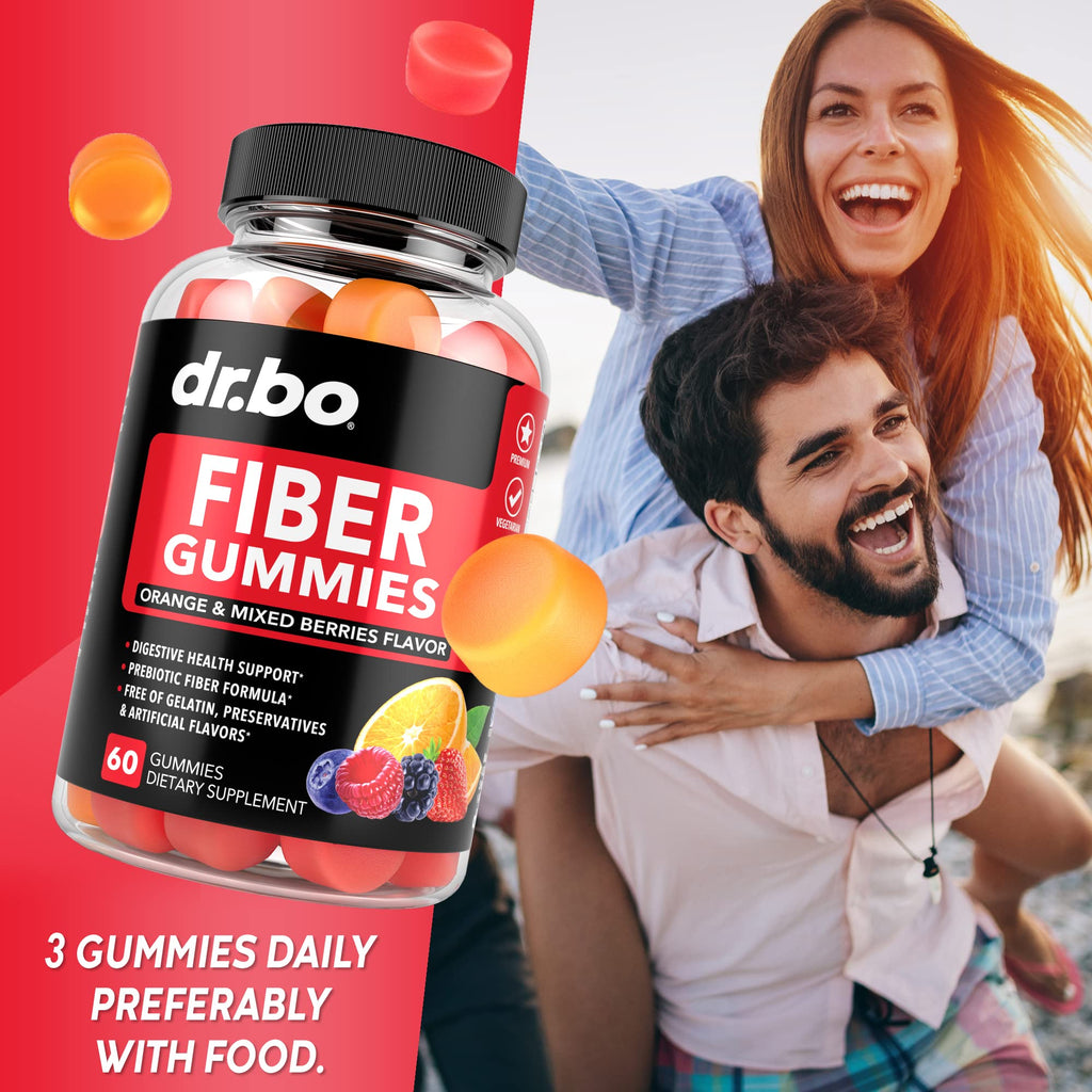 Fiber Gummies for Adults & Kids - Tasty Gummy Prebiotic Fiber Supplement, Max Digestive - FENGGESTORE20