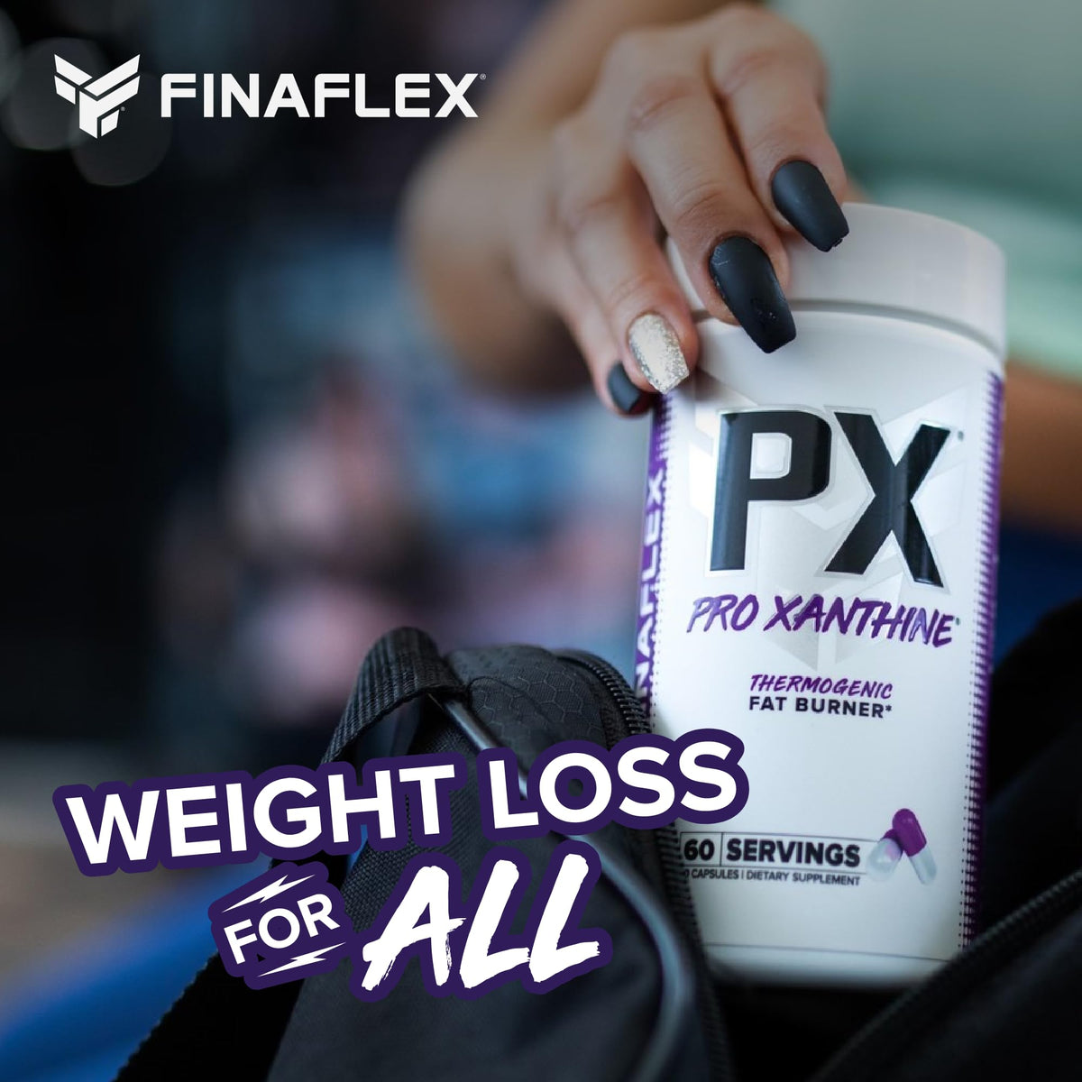 FINAFLEX PX PRO Xanthine - 60 Capsules - Thermogenic - Promotes Energy, Focus & Appetite Suppression - FENGGESTORE20
