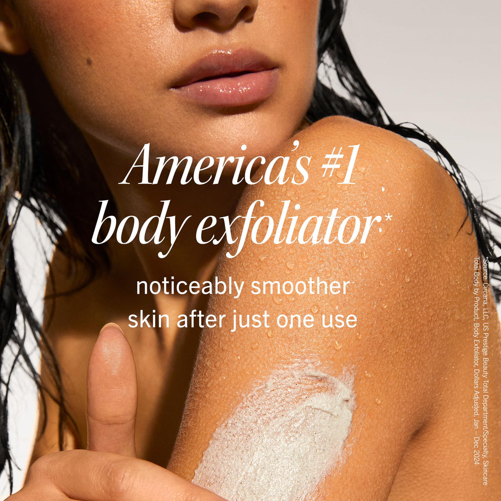 First Aid Beauty - KP Bump Eraser Body Scrub with 10% AHA, Keratosis Pilaris Exfoliator with Glycolic and Lactic acids, Helps Reduce Chicken Skin Bumps - FENGGESTORE20
