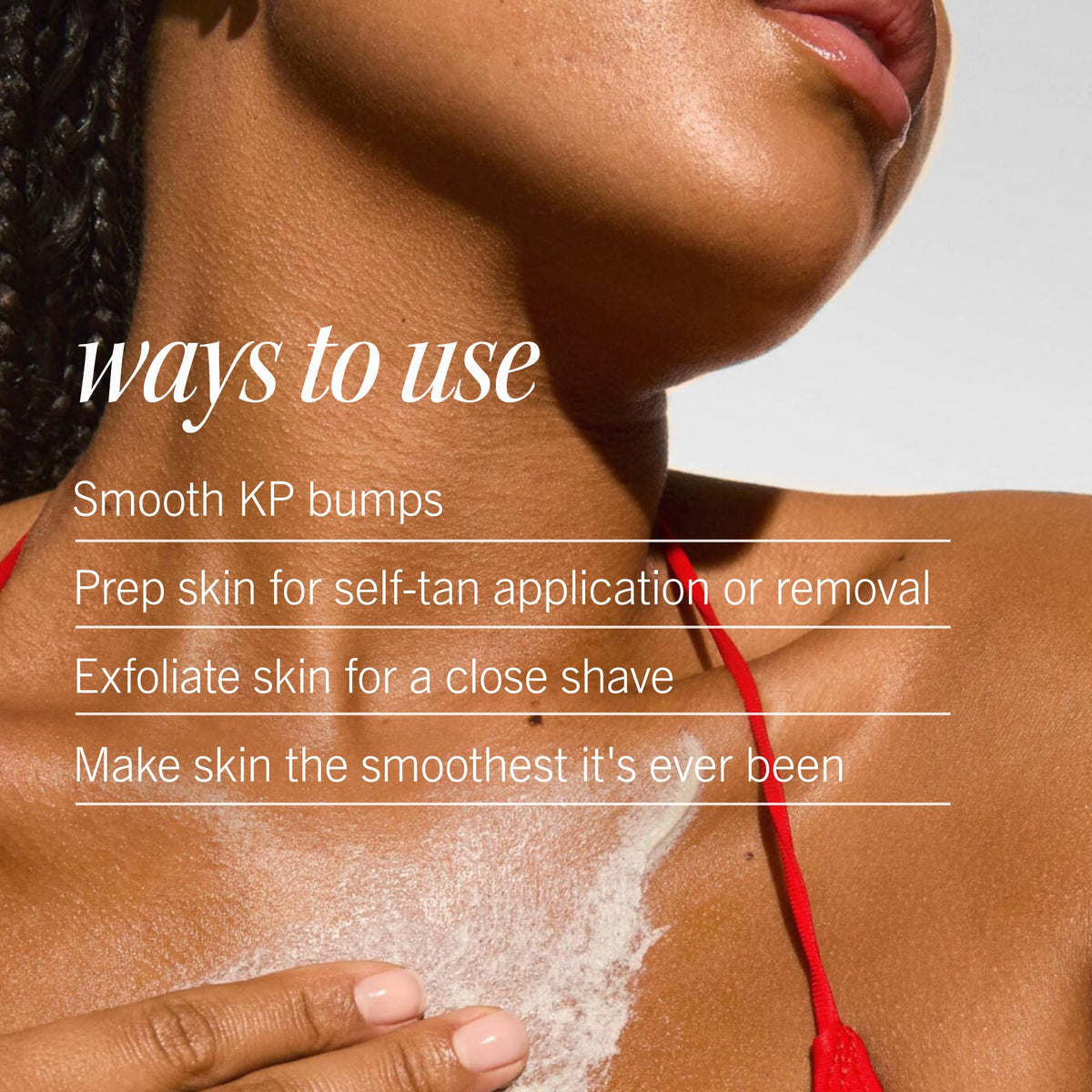 First Aid Beauty - KP Bump Eraser Body Scrub with 10% AHA, Keratosis Pilaris Exfoliator with Glycolic and Lactic acids, Helps Reduce Chicken Skin Bumps - FENGGESTORE20
