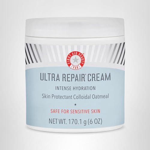 First Aid Beauty - Ultra Repair Cream, Intense Hydration Whipped Colloidal Oatmeal, Clinically Proven to Strengthen Skin Barrier in 7 Days - FENGGESTORE20