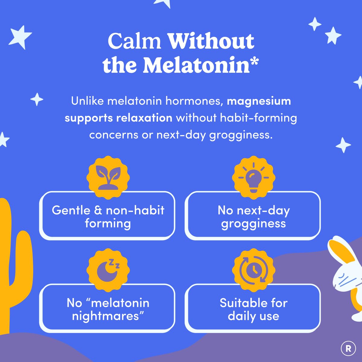 FIRST DAY Kids Magnesium Citrate Gummies (Ages 4+) with No Melatonin | Calm Kids Magnesium Gummies | Bedtime Supplement for Better Sleep with Suntheanine - FENGGESTORE20