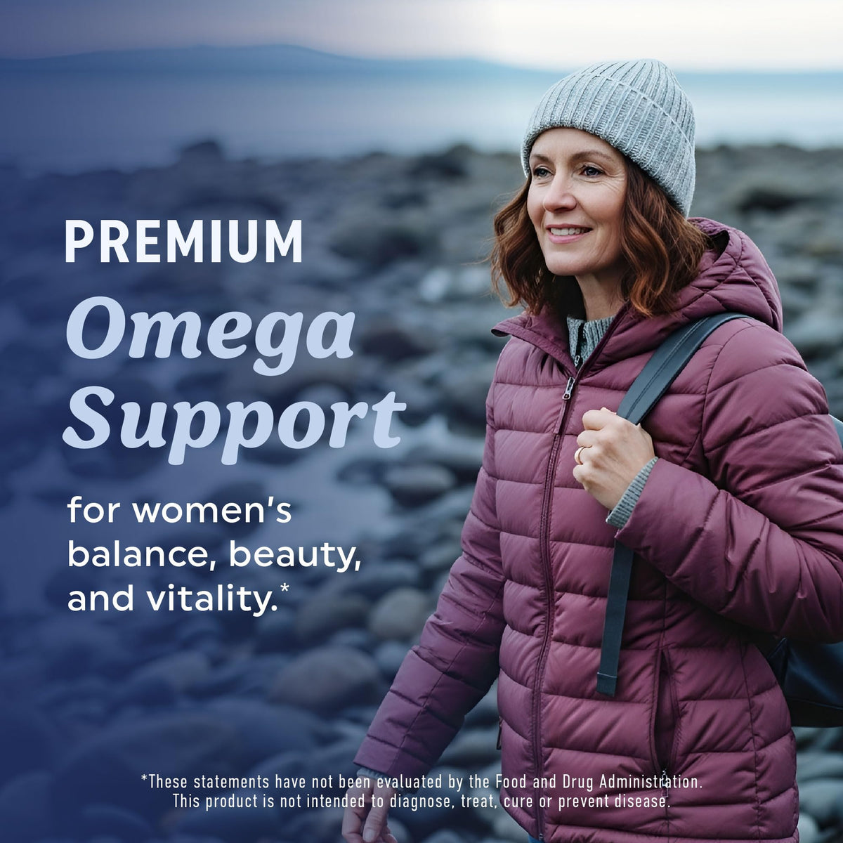 Fish Oil Omega 3 Supplements for Women | DHA + EPA | Heart Health, Hormone Balance, Skin & Wellness Support | 600MG Omega3 + 800MG Evening Primrose Oil - FENGGESTORE20