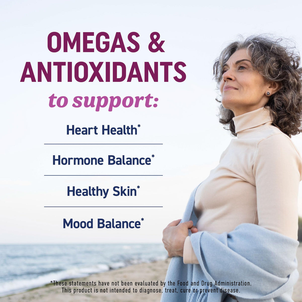 Fish Oil Omega 3 Supplements for Women | DHA + EPA | Heart Health, Hormone Balance, Skin & Wellness Support | 600MG Omega3 + 800MG Evening Primrose Oil - FENGGESTORE20