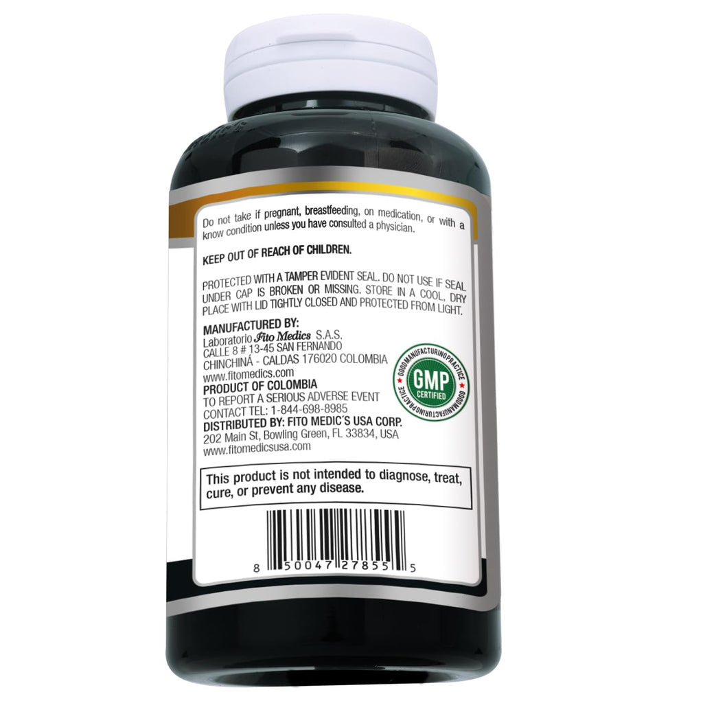 FITO MEDIC'S Lab | Activated Charcoal | 240 caps | Activated Charcoal Pills - FENGGESTORE20
