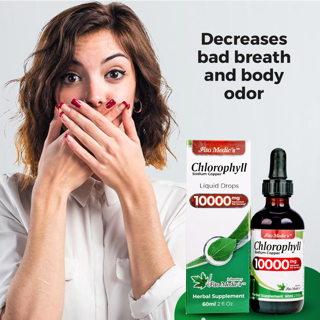 FITO MEDIC'S Lab | Liquid Chlorophyll | Chlorophyll Liquid Drops | 50 mg 200:1 Ratio Extract per Serving. - FENGGESTORE20