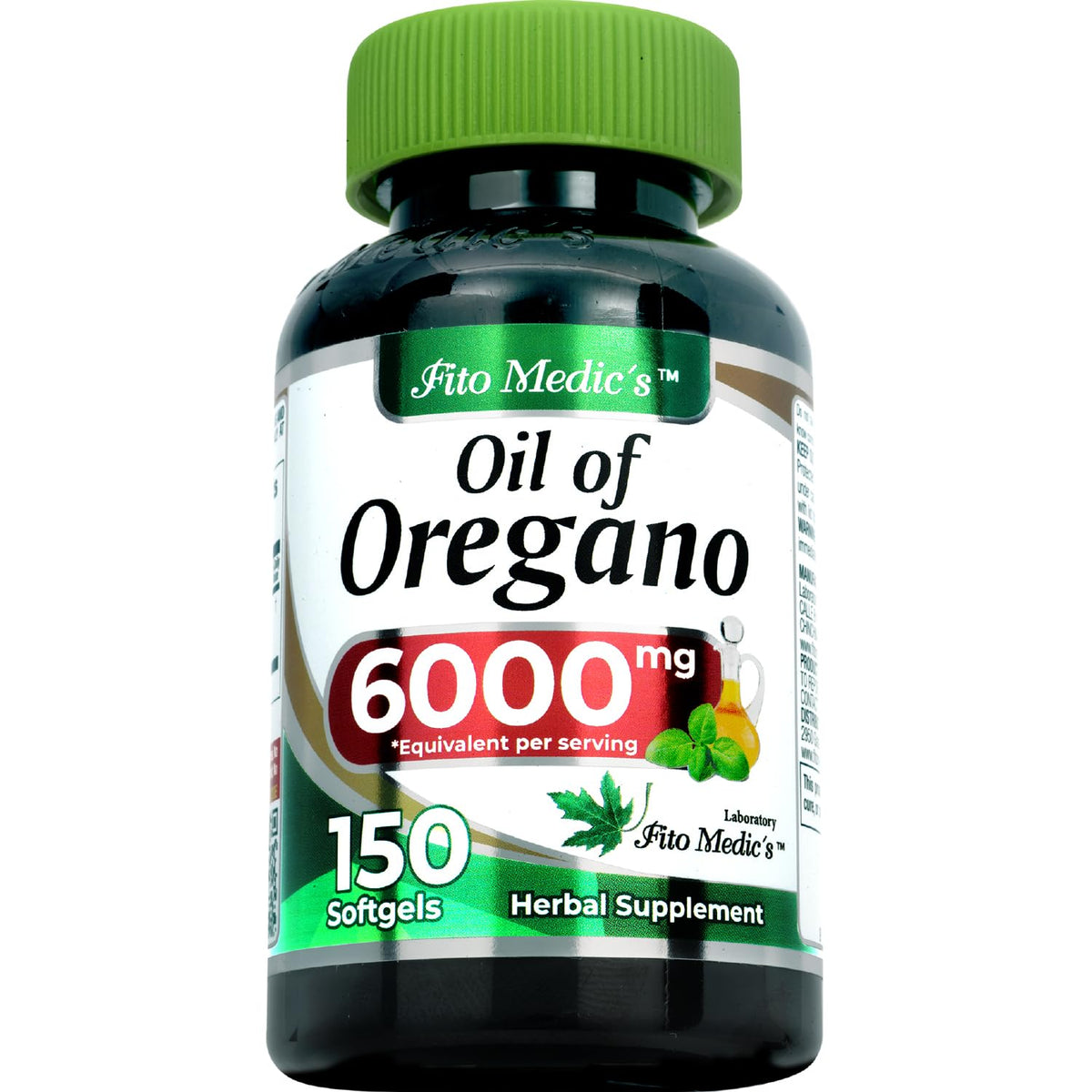 FITO MEDIC'S Lab | Oil of Oregano | 150 softgels | Oregano Oil | Herbal Supplement. - FENGGESTORE20