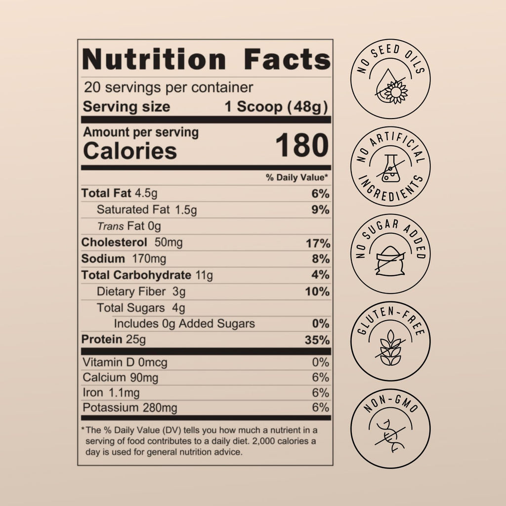 FlavCity Chocolate All in One Protein Shake Powder - On the Go Meal Alternative + Collagen Peptides, Reishi & Cordyceps - Focus, Skin, Hair & Joint Support - FENGGESTORE20