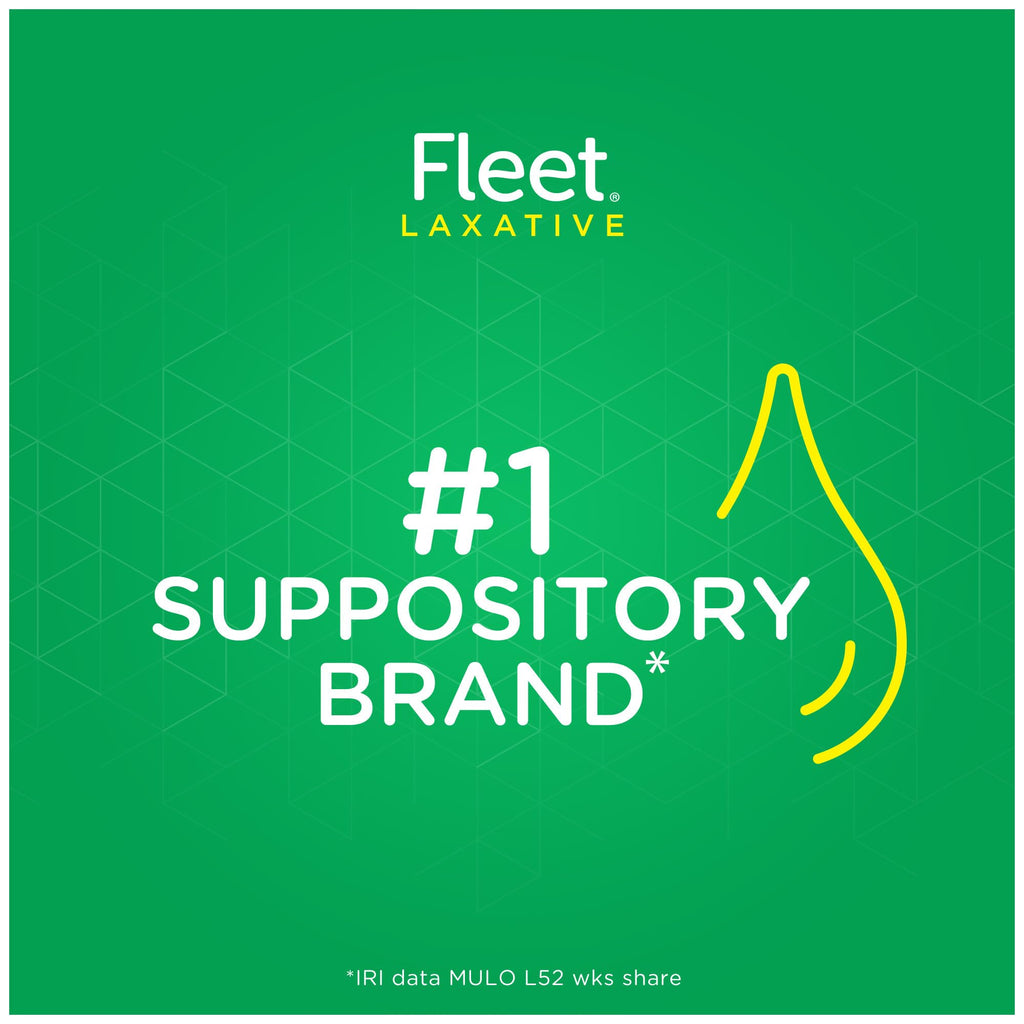 Fleet Glycerin Suppositories for Constipation Relief, Fast and Effective Stimulant-Free Laxative with Aloe Vera, 50 Count Jar, Pack of 3 - FENGGESTORE20