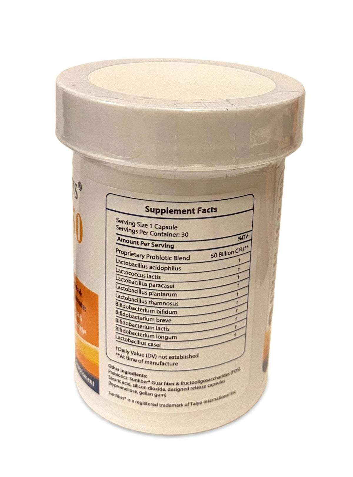 FloraTummys 50 High Potency Adult Probiotic, 50 Billion CFU, Prebiotics, Dairy Free, Gluten Free Probiotic, Non-GMO, Sugar-Free, Made in USA - FENGGESTORE20